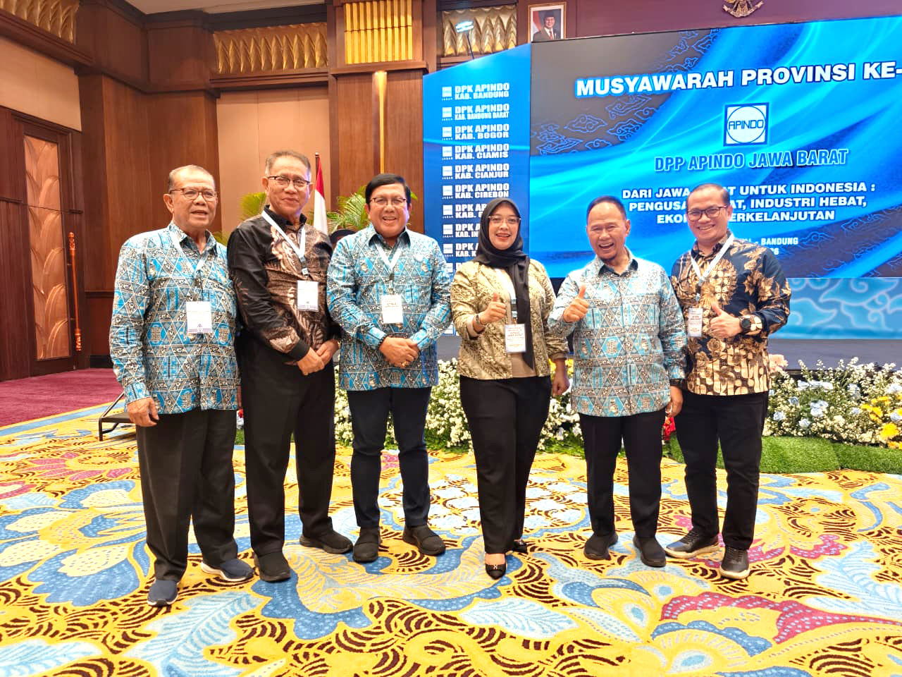 Mengikuti MUSPROV Ke - 10 DPP APINDO Provinsi Jawa Barat. ( Hari Pertama ))